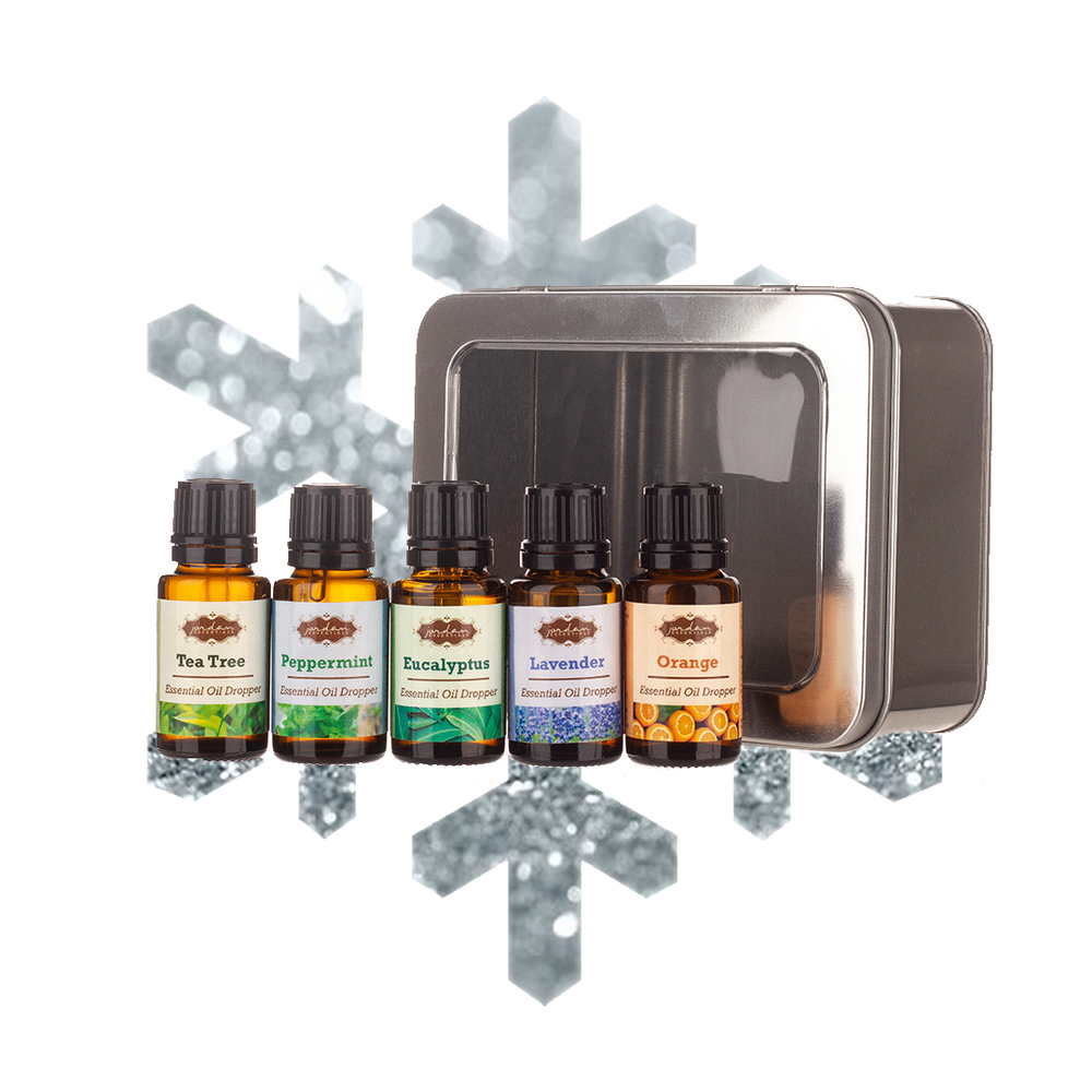 ESSENTIAL OIL COLLECTION The ultimate collection of basic oils. Free from pesticides, and the highest quality oils available. This set saves you money and time! $90