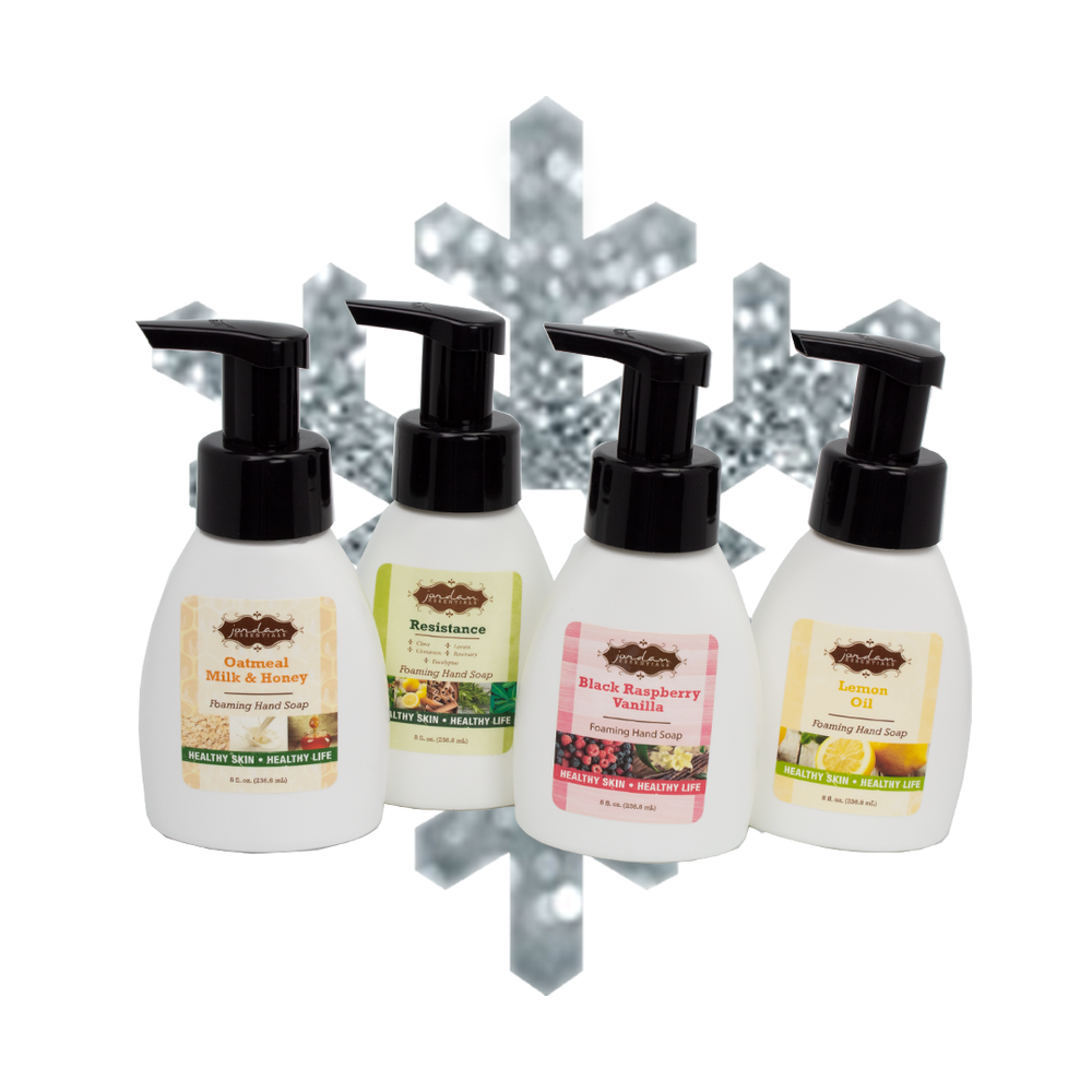FOAMING HAND SOAP Creamy, healthy hand soap at every sink in the house. Choose your favorite JE fragrance. $10 EACH