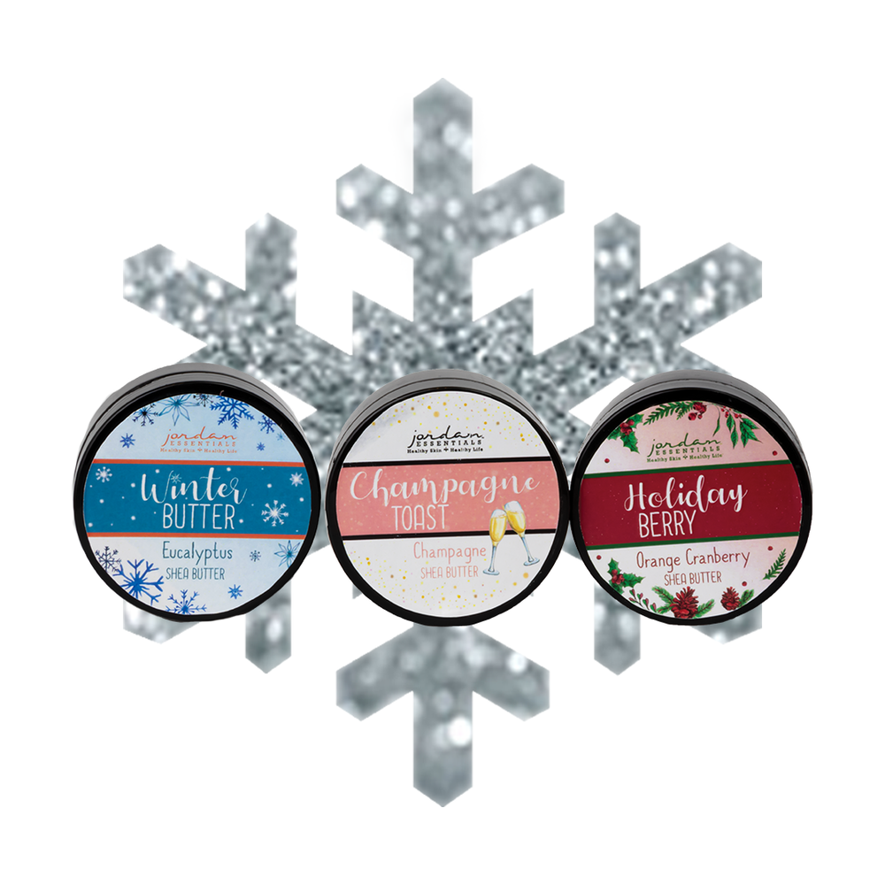 TINY TUB HOLIDAY BUTTERS Creamy Shea butter in adorable little tubs. keep some on hand for on the go gifts! $8 EACH